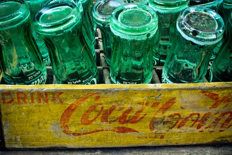 Coca Cola vintage bottles
