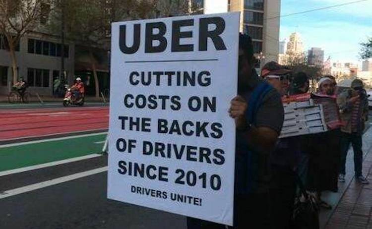 Uber protests 