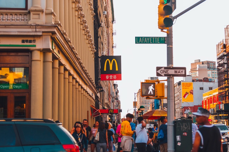 McDonald's on New York street
